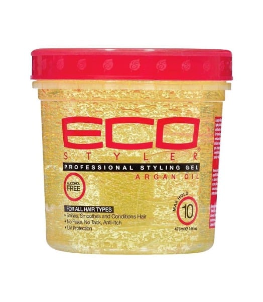 ECO STYLER - GEL FIJADOR PROFESSIONAL FOR ALL HAIR TYPES MADE WITH 100% PURE ARGAN OIL 473 ML