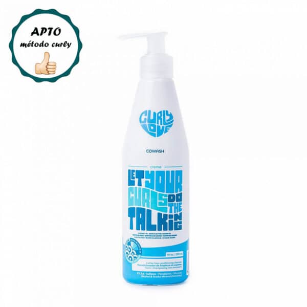 CURLY LOVE - CO-WASH CREMA LET YOUR CURLS DO THE TALKING (AZUL CLARO)