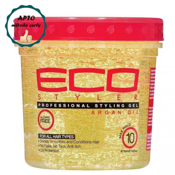 ECO STYLER - GEL FIJADOR PROFESSIONAL FOR ALL HAIR TYPES MADE WITH 100% PURE ARGAN OIL