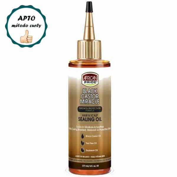 AFRICAN PRIDE - ACEITE BLACK CASTOR MIRACLE HAIR & SCALP SEALING OIL 177 ML
