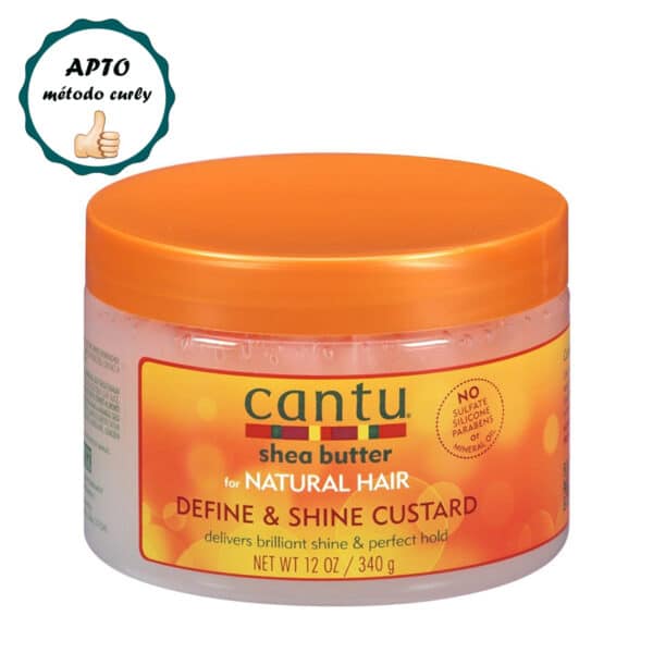 CANTU - GEL FIJADOR SHEA BUTTER FOR NATURAL HAIR DEFINE & SHINE CUSTARD 340 G