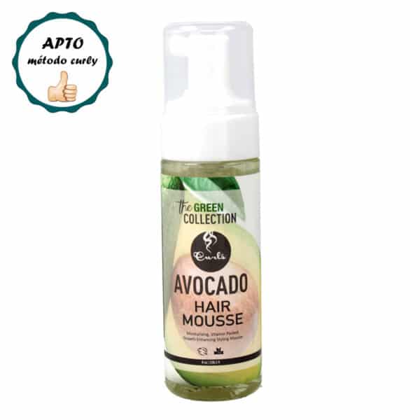 CURLS - MOUSSE THE GREEN COLLECTION AVOCADO HAIR MOUSSE 236 ML